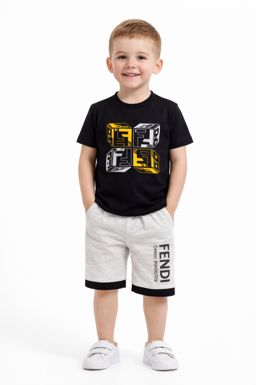 Cotton T-shirt And Shorts