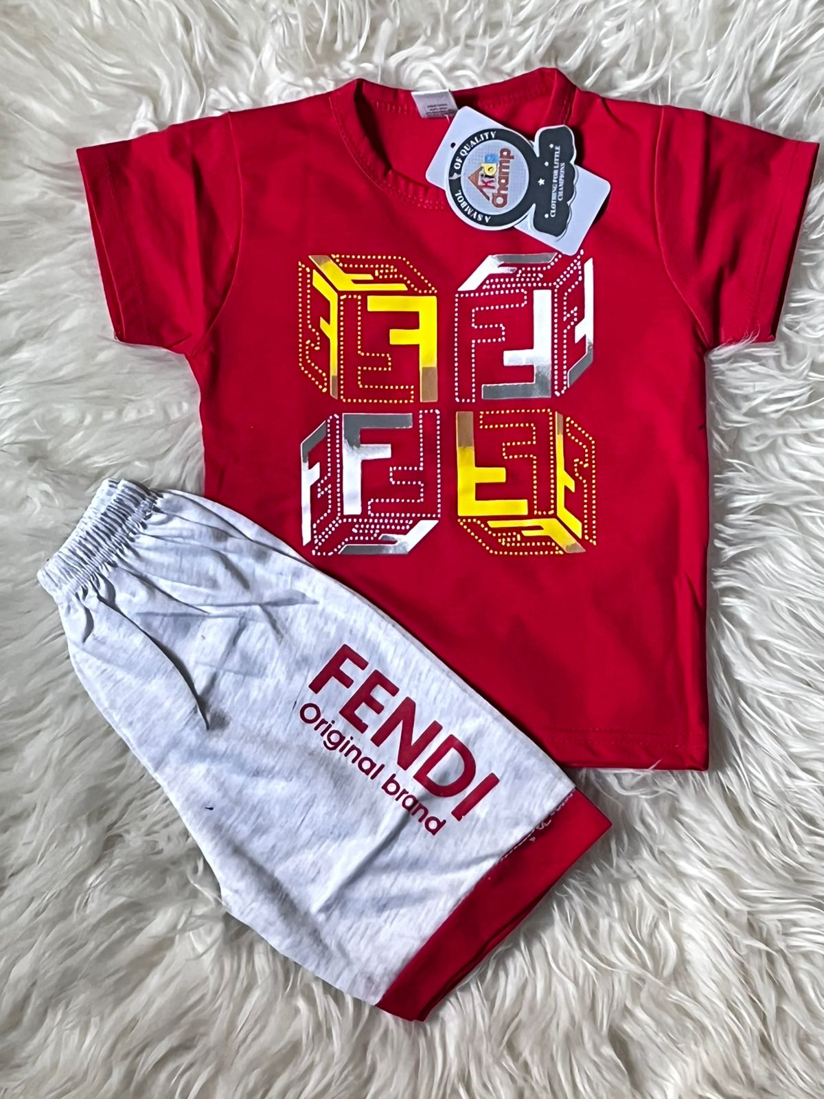 Cotton T-shirt And Shorts