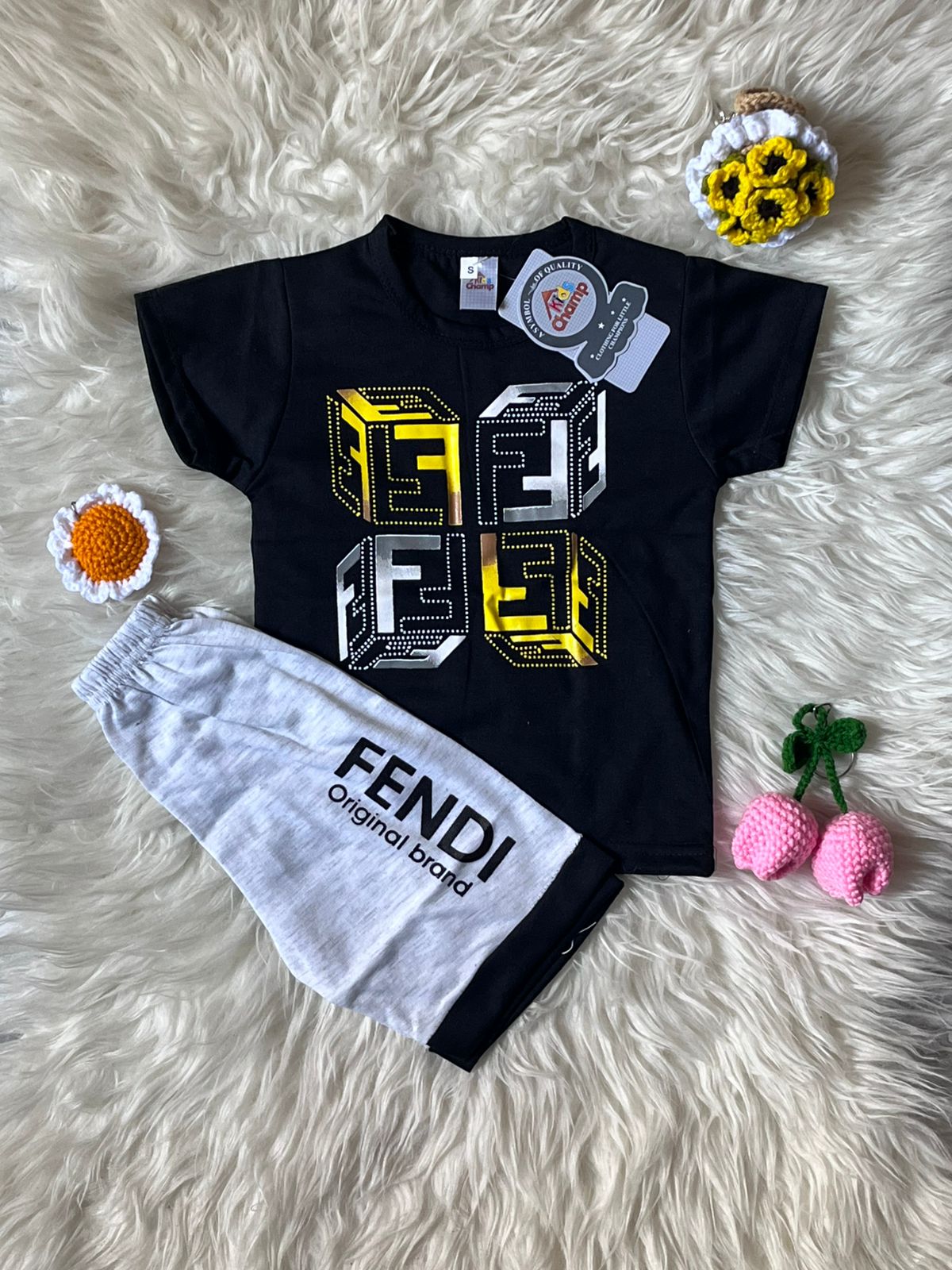 Cotton T-shirt And Shorts