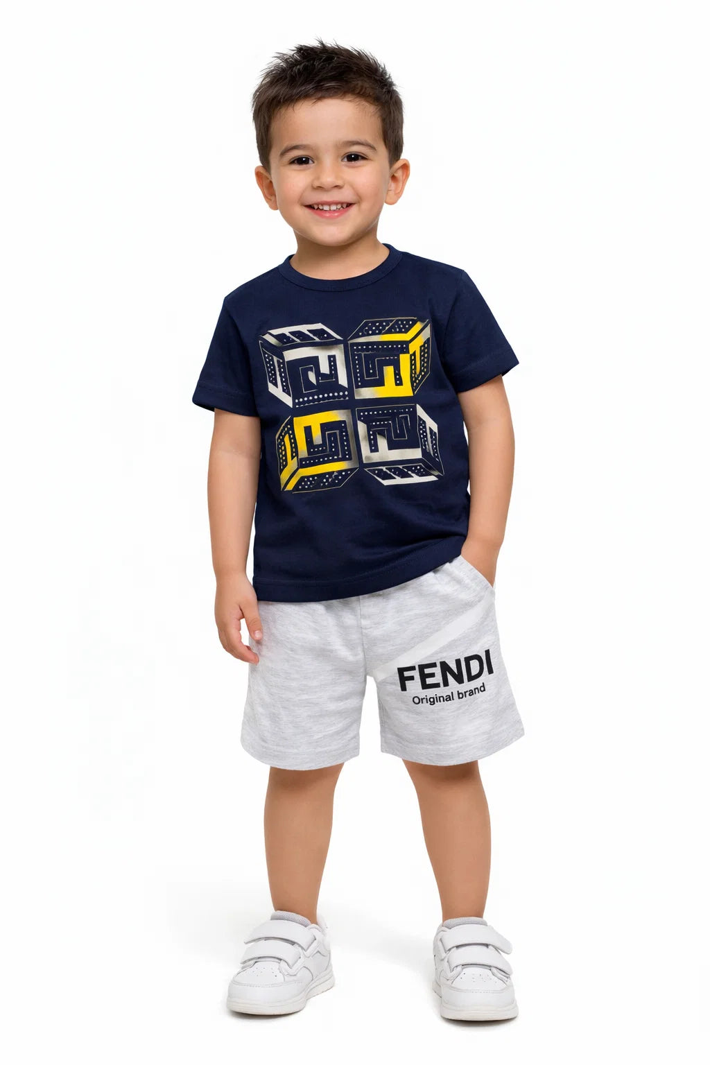 Cotton T-shirt And Shorts